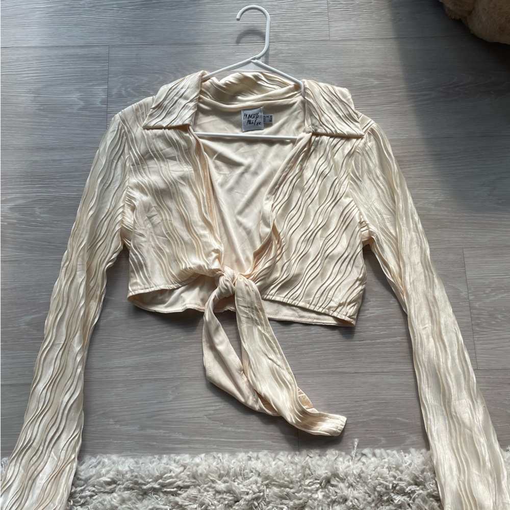 Princess Polly Cream Long Sleeve